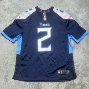 Nike Tennessee Titans‎ Julio Jones #2 Jersey XL Men's XL Navy Blue NFL On Field